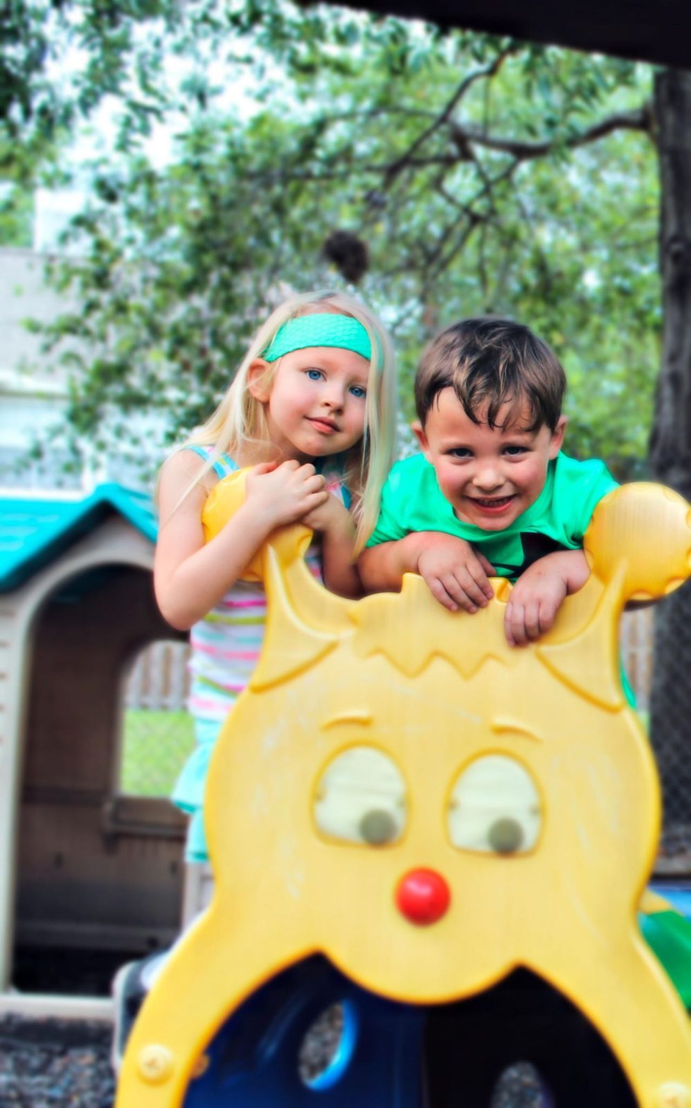 Children playing at The Ohana Preschool